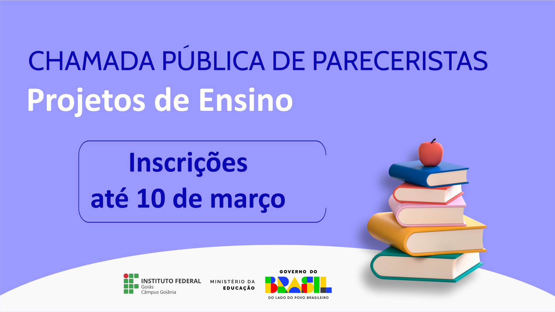O edital tem como objetivo compor o Banco de Pareceristas que atuará na avaliação de Projetos de Ensino submetidos aos Editais do Câmpus Goiânia no período de março de 2026 a dezembro de 2027.